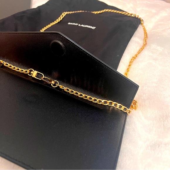 NIB YSL POUCH ON CHAIN CROSSBODY - Picture 2 of 4